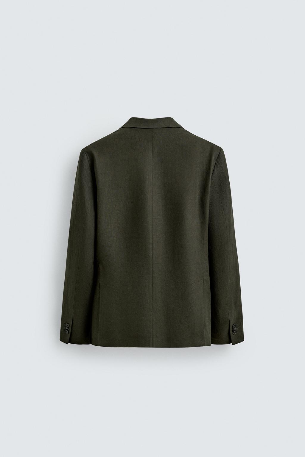 DOUBLE-BREASTED SUIT BLAZER